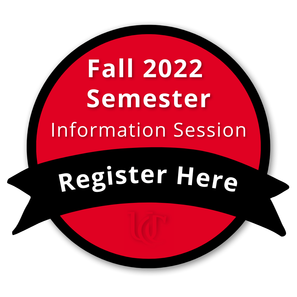 Information Session Registration Button for Fall 2022 Semester