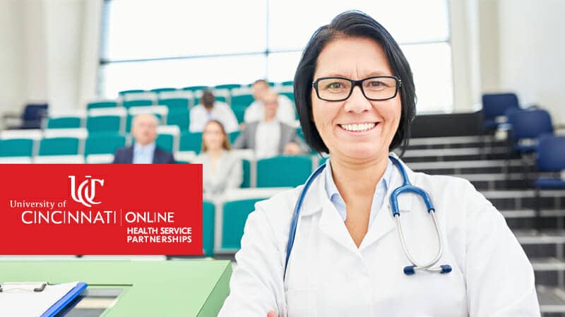 Smiling health care professional with arms crossed