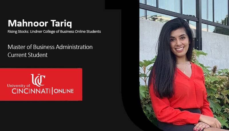 MBA student Mahnoor Tariq
