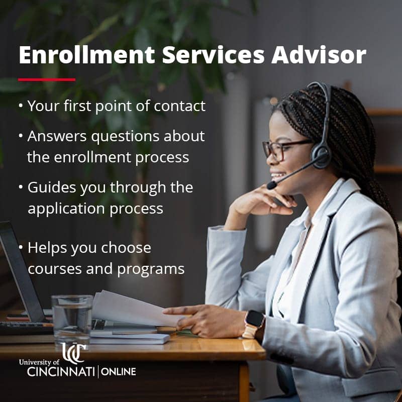 Enrollment Services Advisor Graphic