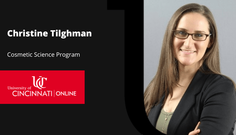Christine Tilghman, UC Online Cosmetic Science graduate