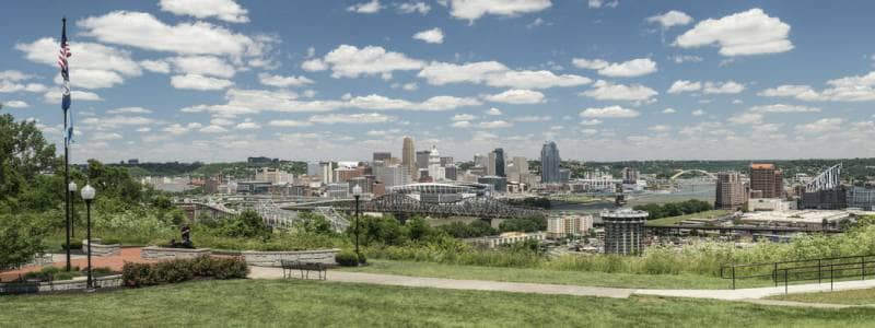 Picture of the Cincinnati skyline from Northern Kentucky