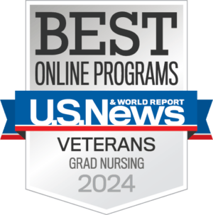 UC Nursing USNWR 2024 Veterans Badge