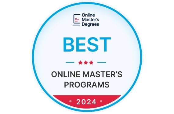 Online Master's Degrees Best Online Master's Programs 2024 badge