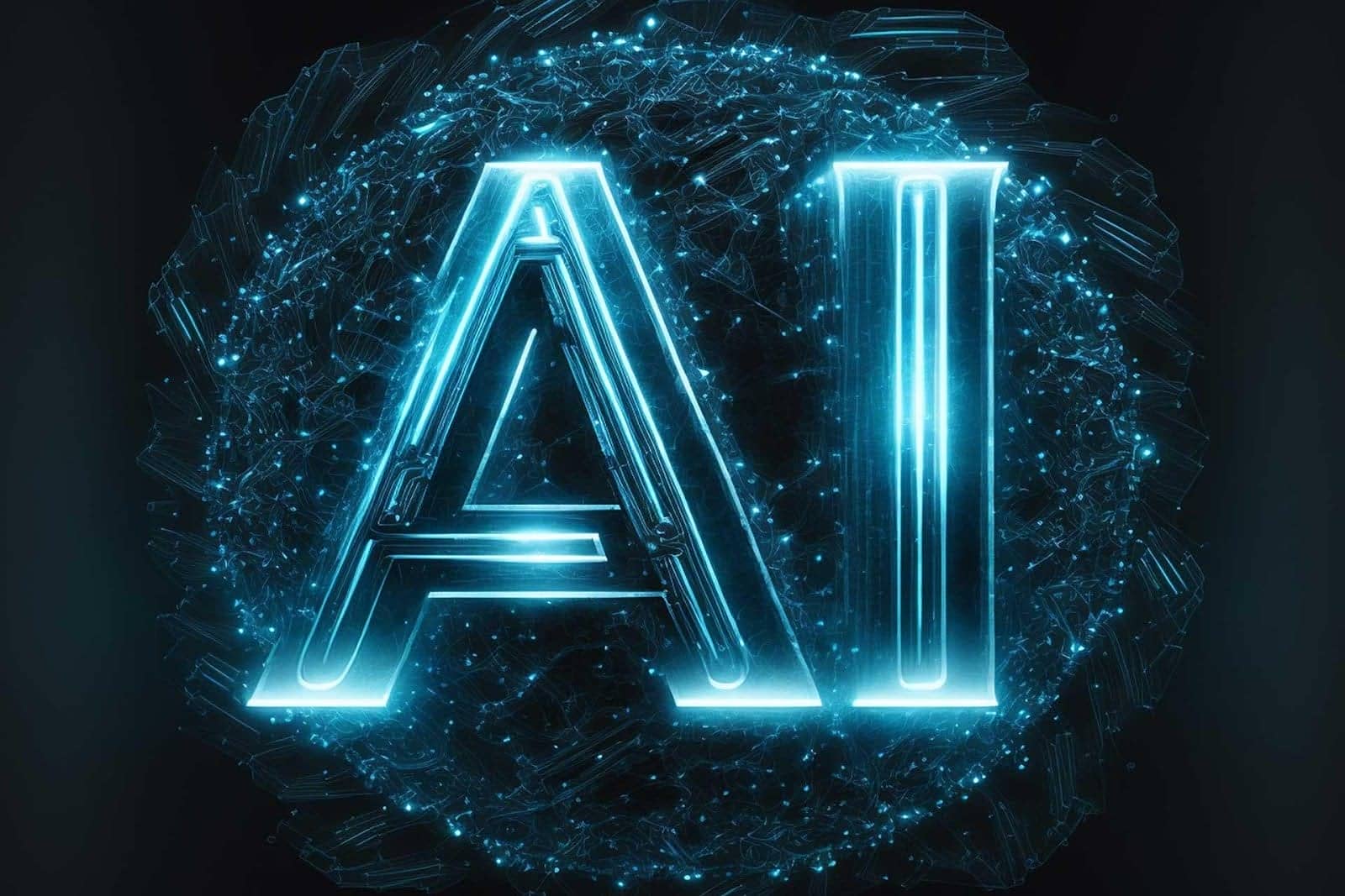 Graphic showing AI